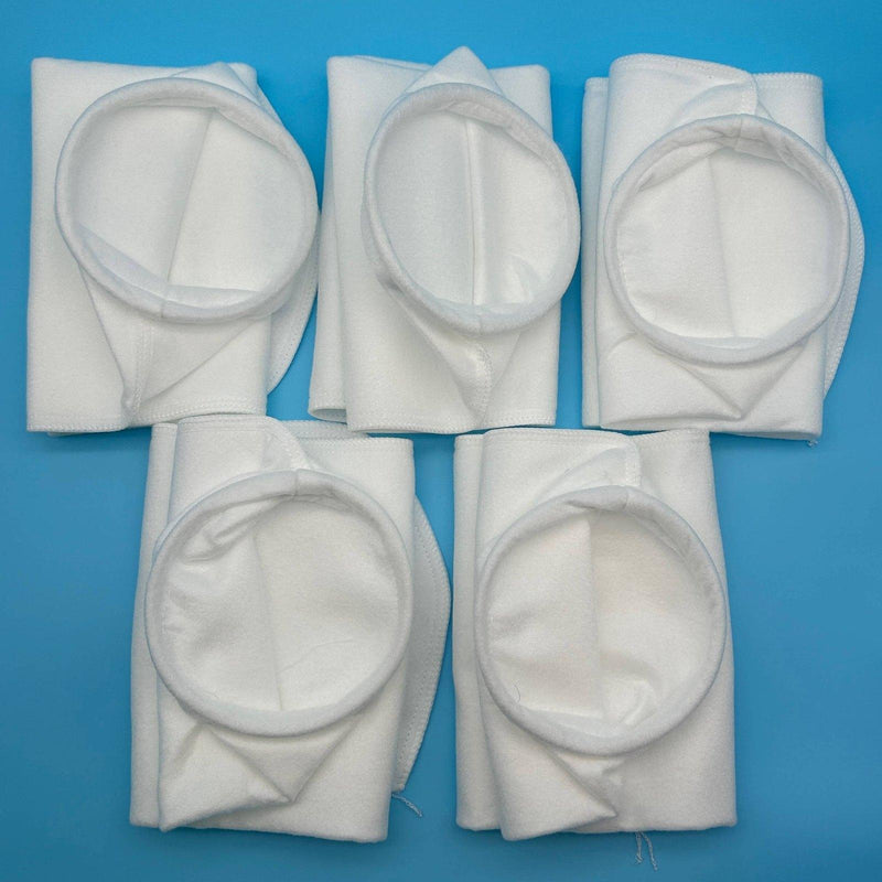 5pk Liquid Filter Sock Bag 50 Micron 7" x 32" Sewn Water Liquid Diesel Oil Dust