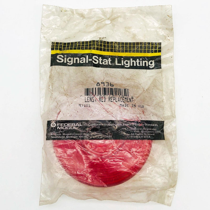 Signal Stat 8936 Lens Red Replacement New Old Stock NOS Sealed 1