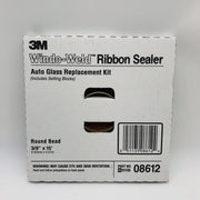 3M 08612 3M Window Weld Ribbon Sealer 3/8in X 15ft Round Auto Glass Replat Kit 7