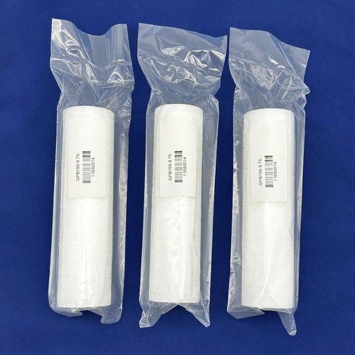 3pk Global Filter GPB150-9.75 Melt-Blown Filter Cartridge 150um Polyolefin 9.75 1