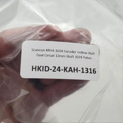 Scancon 4RHA-1024 Encoder Hollow Shaft Dual Circuit 12mm Shaft 1024 Pulses 6
