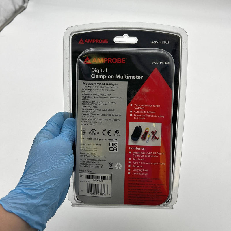 Amprobe ACD-14 Plus Multimeter 600A Clamp On w/ Dual Display and Temperature 3