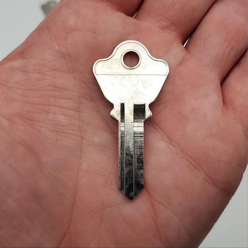 10x Acro Welch 9805 Padlock Key Blanks Nickel Plated 5 Pin Ilco 1123 / WE1 2