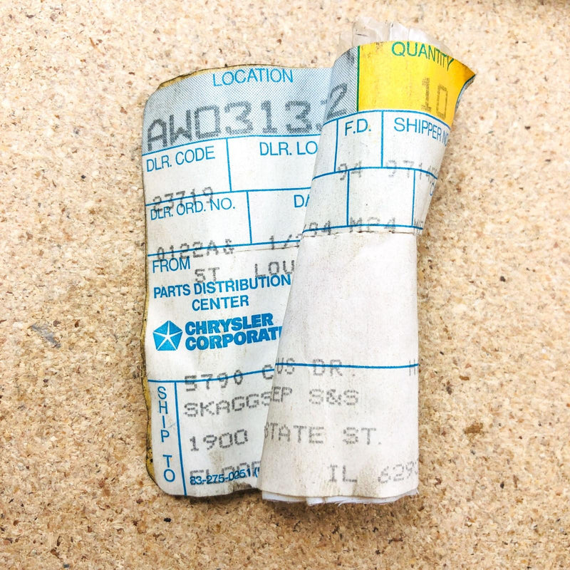 Mopar S9413266 Nut for Front Spring Mounting OEM NOS 1981-86 CJ 5-8 Scrmb Square 2