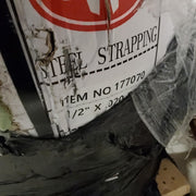 1/2" Steel Strapping 2942ft Reel CWC 177070 0.02" Thick 1180lb Tensile Strength 3