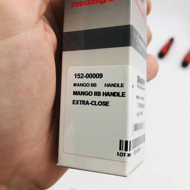 2pk Shaviv Mango 2B Handle Extra Close 152-00009/90053 for B or E Blades 4