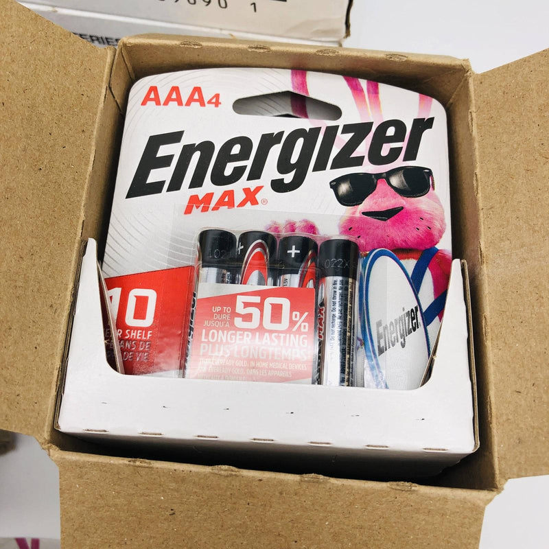 Energizer MAX E92BP4 AAA 1.5V Alkaline Batteries Large Lot of 516 Bulk Wholesale 9