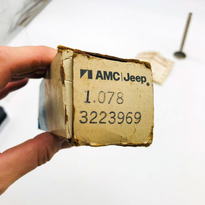 AMC Jeep 3223969 Exhaust Valve OEM NOS 1979-80 CJ 6 Cycle Open