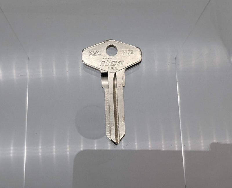 10x Ilco X20 Key Blanks for Some Older Ford International Jaguar Vehciles