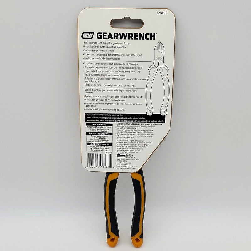 Gear Wrench Pit Bull 7" Diagonal Cutting Pliers 82183C Pit Bull 7 AWG 2