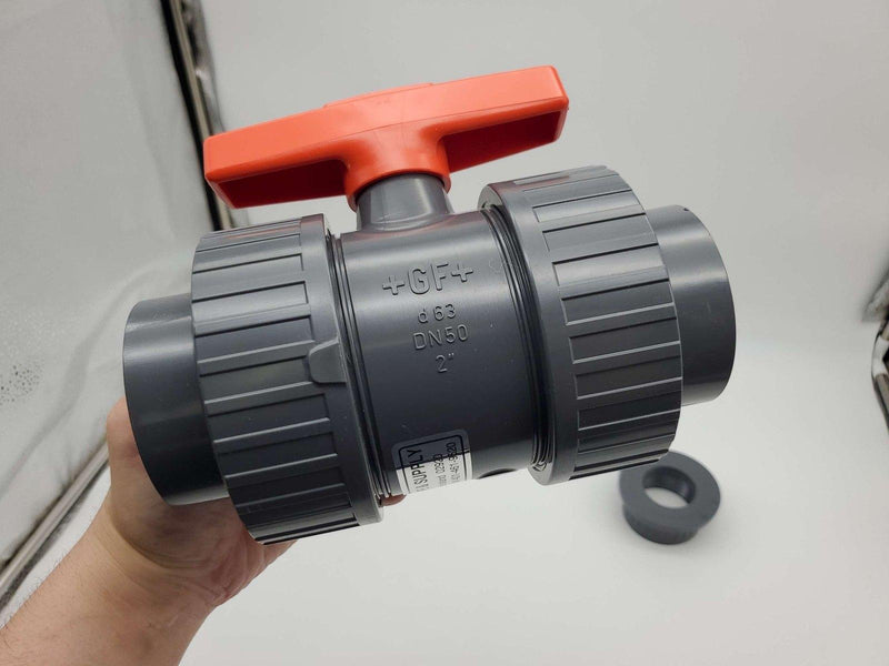 GF Piping System 161346307 2" Ball Valve 2-Way True Union PVC-U 161.346.307 3