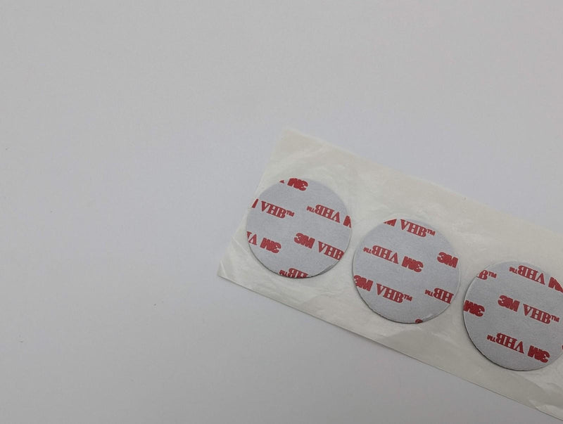 3M 4941 1.5" VHB Acrylic Foam Discs Double Sided Tape Gray 0.048" T Pack of 5 3