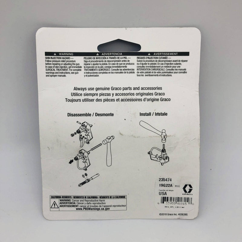 Graco 235474 Spray Gun Repair Kit Silver Plus and Flex Plus Paint 19G22A 3
