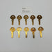 10x Master 6000K Padlock Key Blanks Brass 6 Pin Master Lock OEM NOS 3