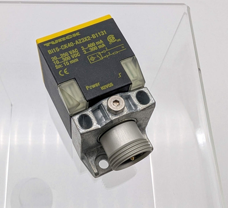 Turck BI15-CK40-AZ3X2-B1131 W/BS2.1 Inductive Proximity Sensor 15mm Rng 1335091