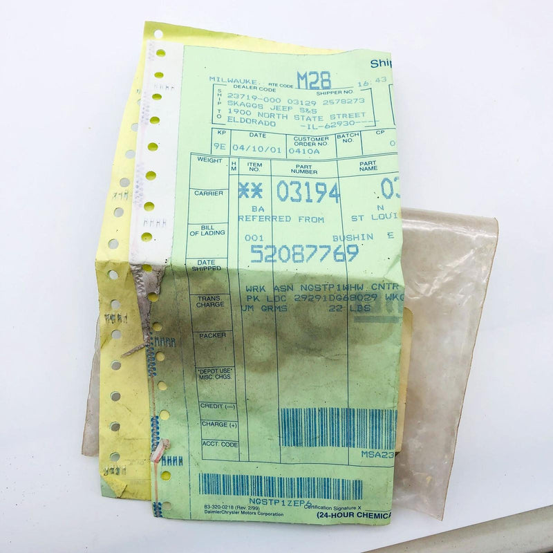 Mopar 52087769 Shock Absorber Grommet Lower OEM New Old Stock NOS Loose 3