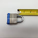 3x American Padlocks AL 3 0.75" L x 0.28" D Shackle 1-1/2" Body Keyed Different 6