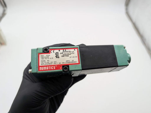 Numatics 081SA400M000061 Solenoid Valve 2-Position 4-Way 1/8" NPTF Ports 24VDC 2