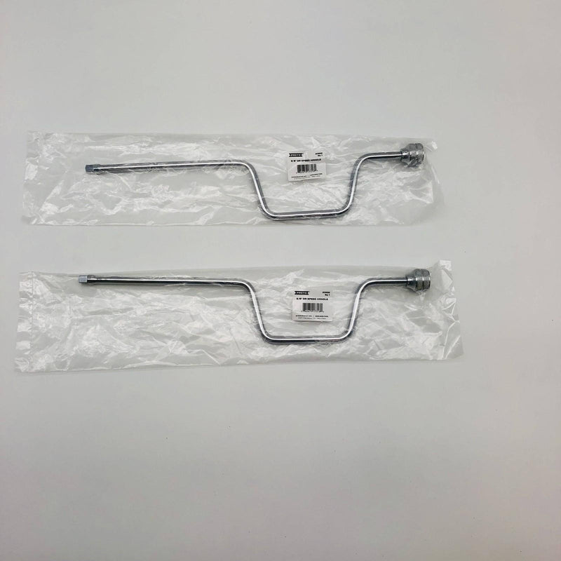 Proto J5280AG Speed Handle Wrench 3/8" Drive 17-1/2" Full Polish Chrome Lot of 2 8