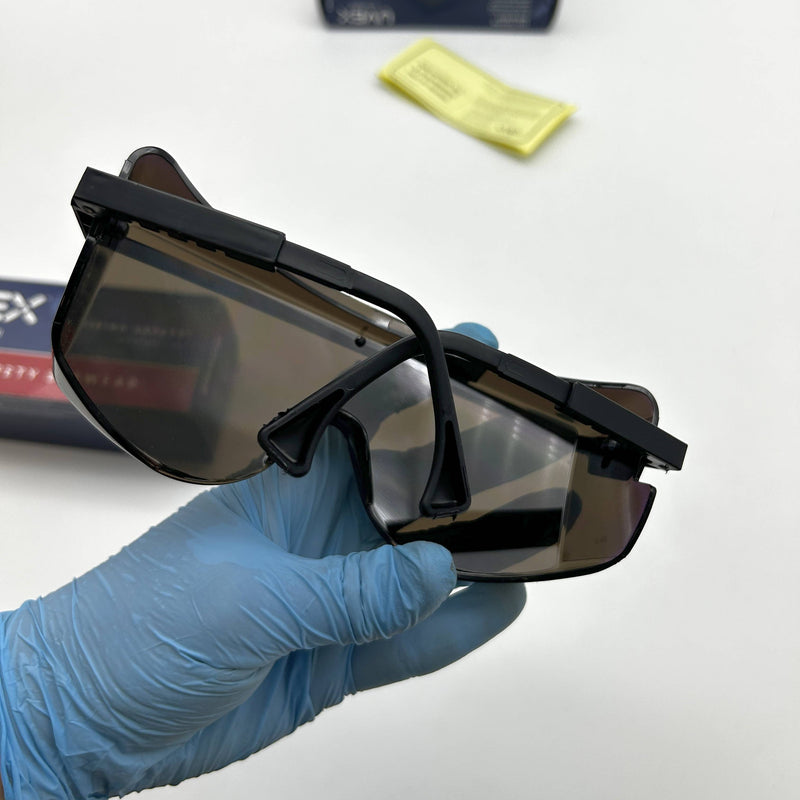 Uvex S2506 Safety Glasses Astro OTG 3001 Black Frame SCT Gray UD Lens 3 Pairs