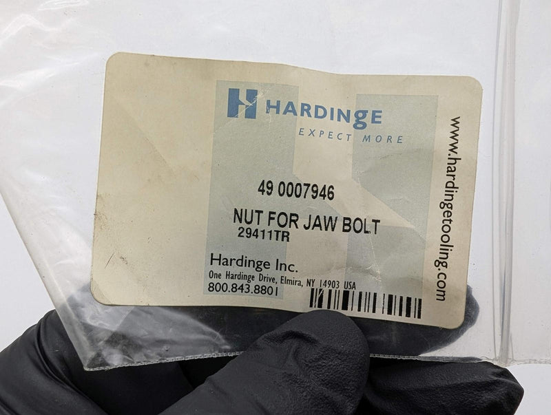 Hardinge 49 0007946 Jaw Bolt Nut for HLV Toolroom Lathe OEM Replacement Part