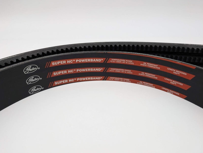 Gates 3/5VX1500 Powerband Cogged Belt 1-7/8" Width 150" Length 3 Strand 3