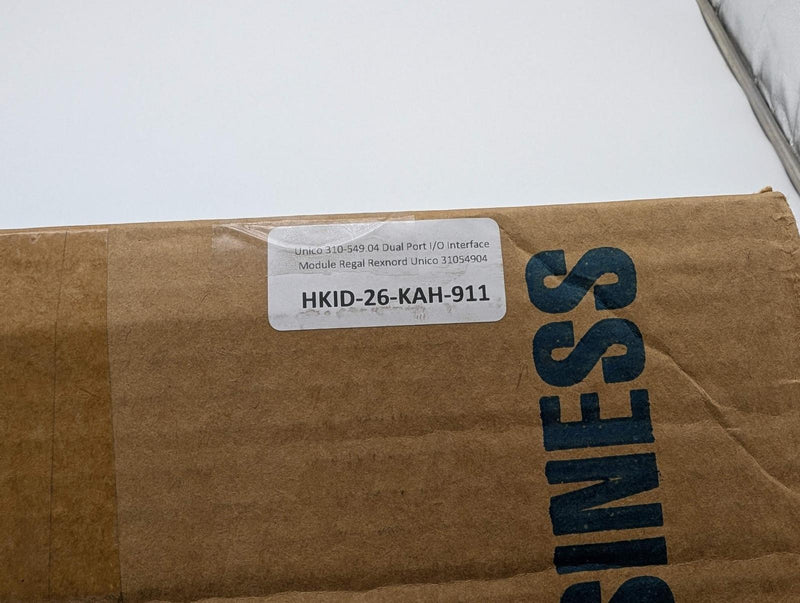 Unico 310-549.04 Dual Port I/O Interface Module Regal Rexnord Unico 31054904