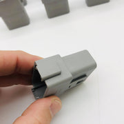 TE Connectivity DT04-12PA Receptacle 12 Pin Grey Wire to Wire Crimp Pack of 25 5