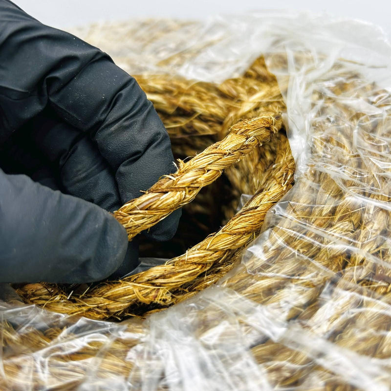 Tytan MN14600 Manila Rope 1/4in X 600ft 3-Strand Twisted 54 lb Load Natural 6