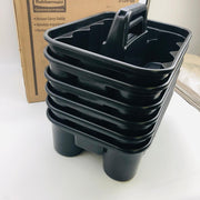 Rubbermaid FG315488BLA Carry Caddy Food Delivery Cleaning Water Bottles Blck 6pk 5