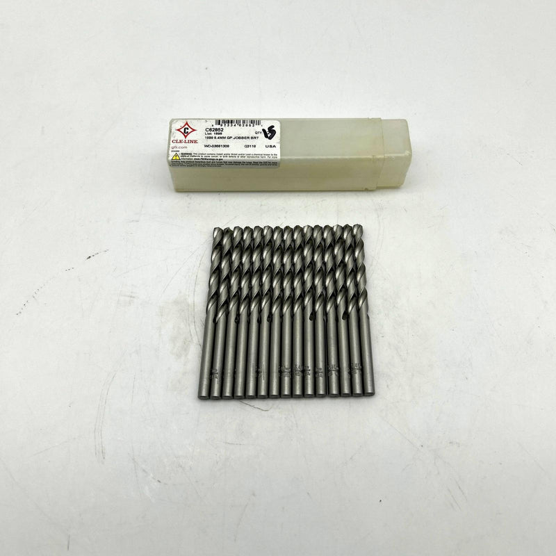 Cle-Line C62852 Jobber Drill Bit 5.4mm 1898 General Purpose HSS Bright Lot of 15
