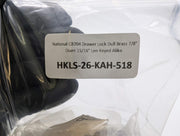 National C8704 Drawer Lock Dull Brass 7/8" Diam 15/16" Len Keyed Alike 5