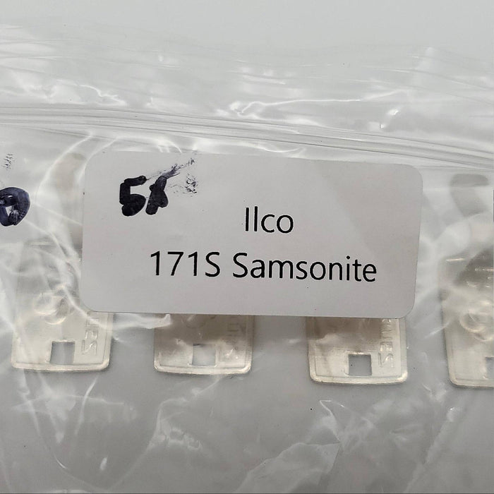 5x Ilco 171S Key Blanks For Some Samsonite Luggage Flat Steel 4