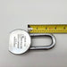 American 703 Padlock 2-1/8"L x 7/16"D Shackle 2-3/8" Body Rekeyable Keyed Alike 10