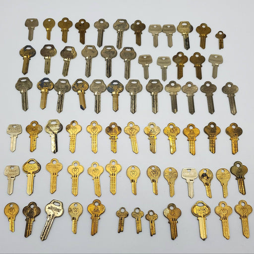 Keys for Crafting 50 Gold Tone Keys Eagle Sargent Corbin Jewelry & Art Rusty 2