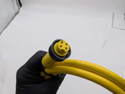 Brad Connectivity 1300100681 Sensor Cable 4-Pin M 90 Deg to 4-Pin F Straight 6ft 3