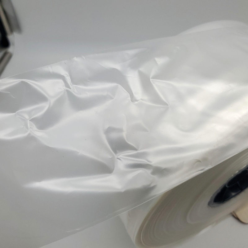 Poly Tubing 4" 2 Mil 1500ft Reel 1.125" Arbor Hole Clear 1 Roll Berry Global 2