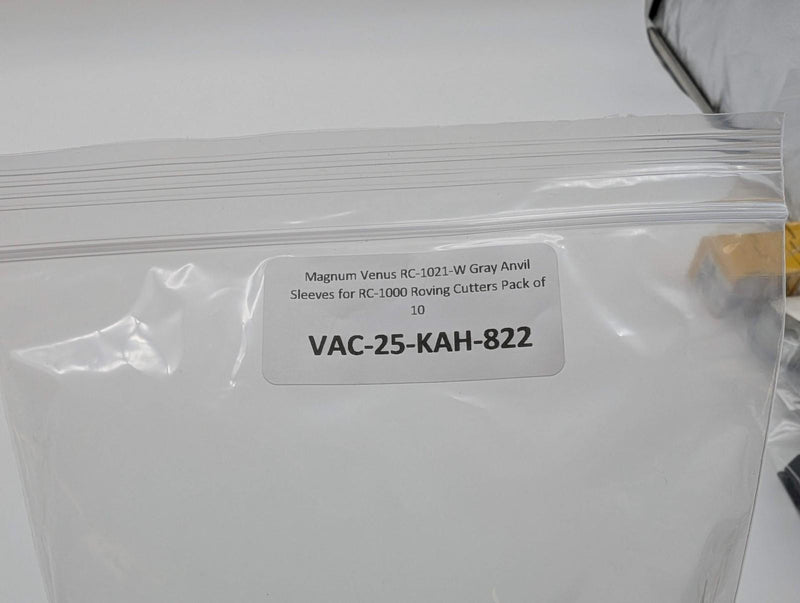 Magnum Venus RC-1021-W Gray Anvil Sleeves for RC-1000 Roving Cutters Pack of 10 5