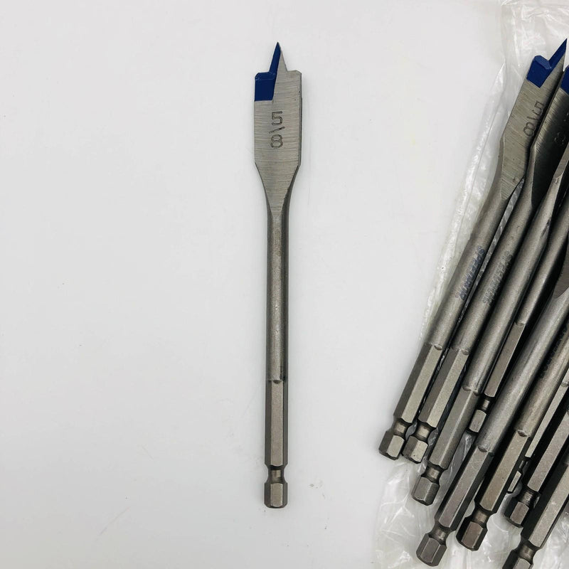 Irwin 99910 Speed Bore Drill Bit 5/8 x 6 Blue Groove Quick Change Hex Shank 24pk 9