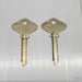 2x Yale FN411 GD Key Blanks Hotel Motel GD Keyway Nickel Silver 7-1/2 Pin NOS 2