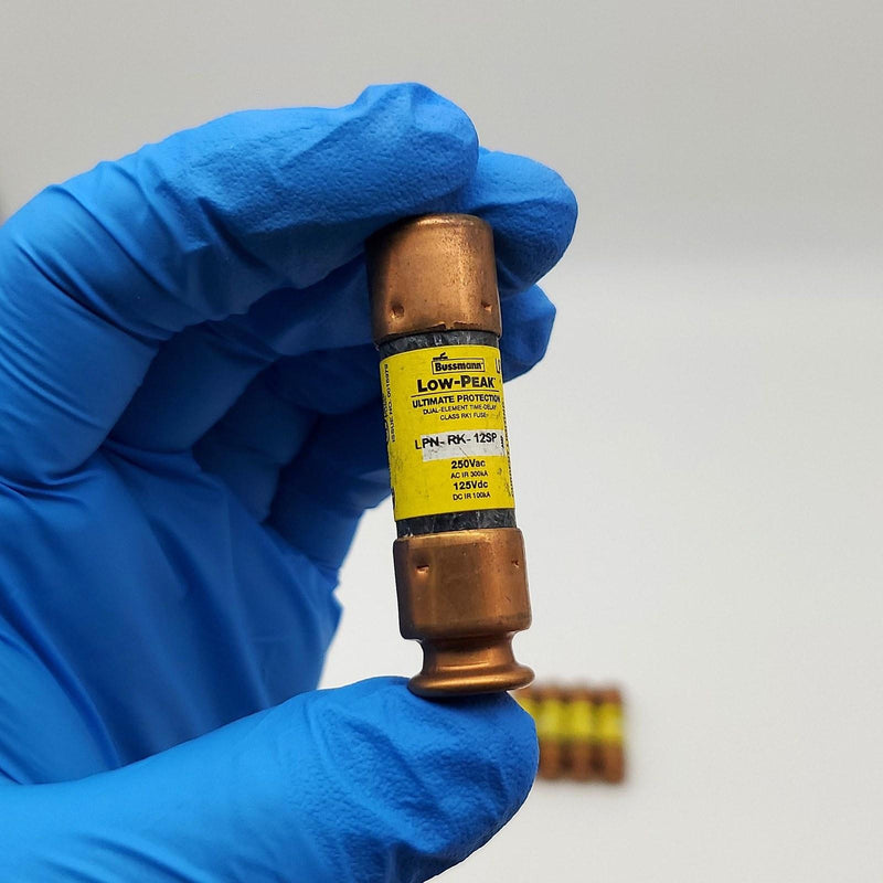 Bussmann LPN-RK-12SP Time Delay Fuses Dual Element 12A 250V Pack of 5 2