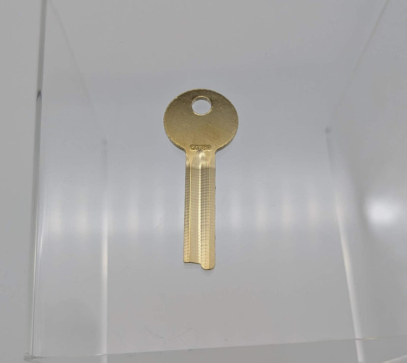 2x Ilco 885R Key Blanks for Some Yale Safe Deposit Boxes Nickel Silver 1