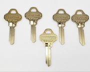 5x Schlage Everest 35-016 C200 Key Blanks Nickel Silver 6 Pin NOS 3