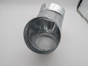 Fantech 6" Y Adapter Duct 6" x 6" x 6" Galvanized Sheet Metal FY 6 4