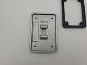 Crouse-Hinds DS32G Toggle Switch Cover Flush Mount w/ Gasket Cast Iron 3