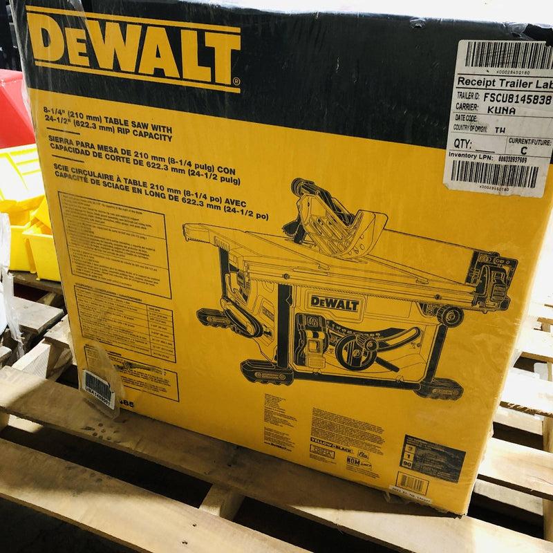 Dewalt DWE7485 Table Saw Jobsite Construction No Stand 4