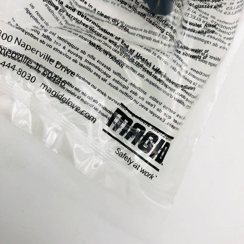 Magid Gemstone Z100 Safety Glasses Obsidian Clear Anti Fog Z100BKAFC Lot of 6 2