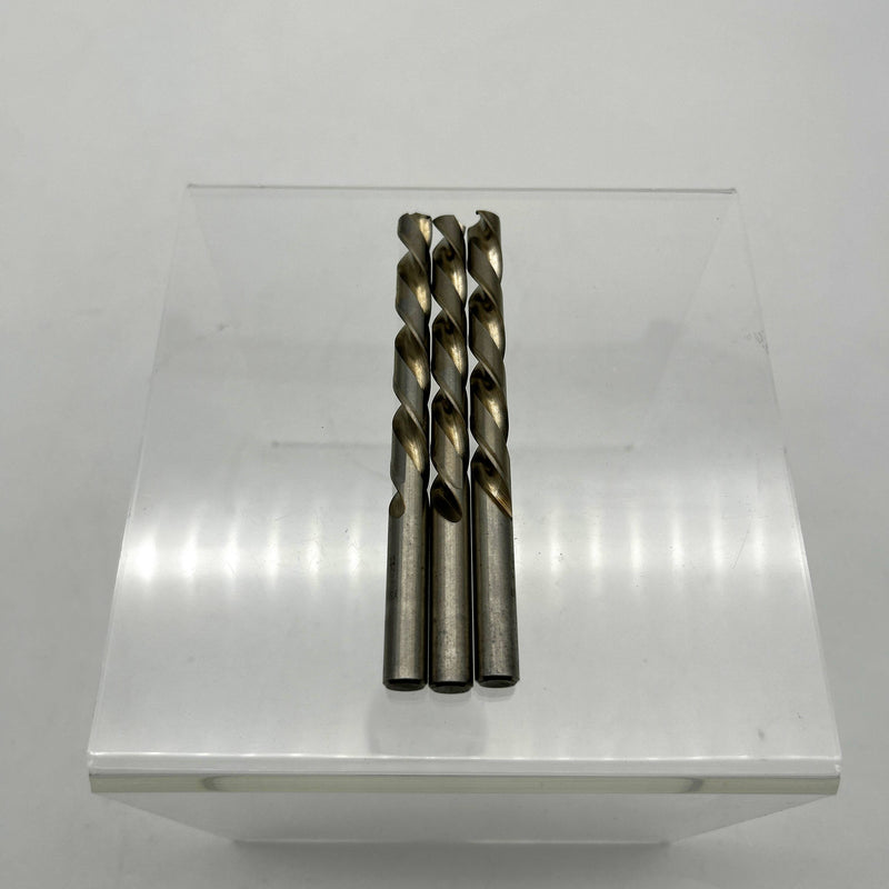 Cle-Line C18423 Jobber Drill Bit 13/32 1898L Left Hand HSS Bright Lot of 3