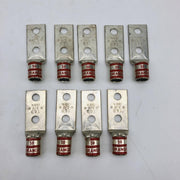 Thomas & Betts 54266 Lug Compression Connector Barrel Shape 2-Hole Orange 9pk 3