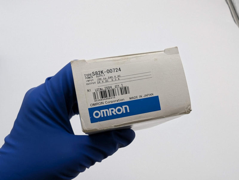 Omron S82K-00724 Power Supply 24V 0.3A DIN Rail Mounted 6
